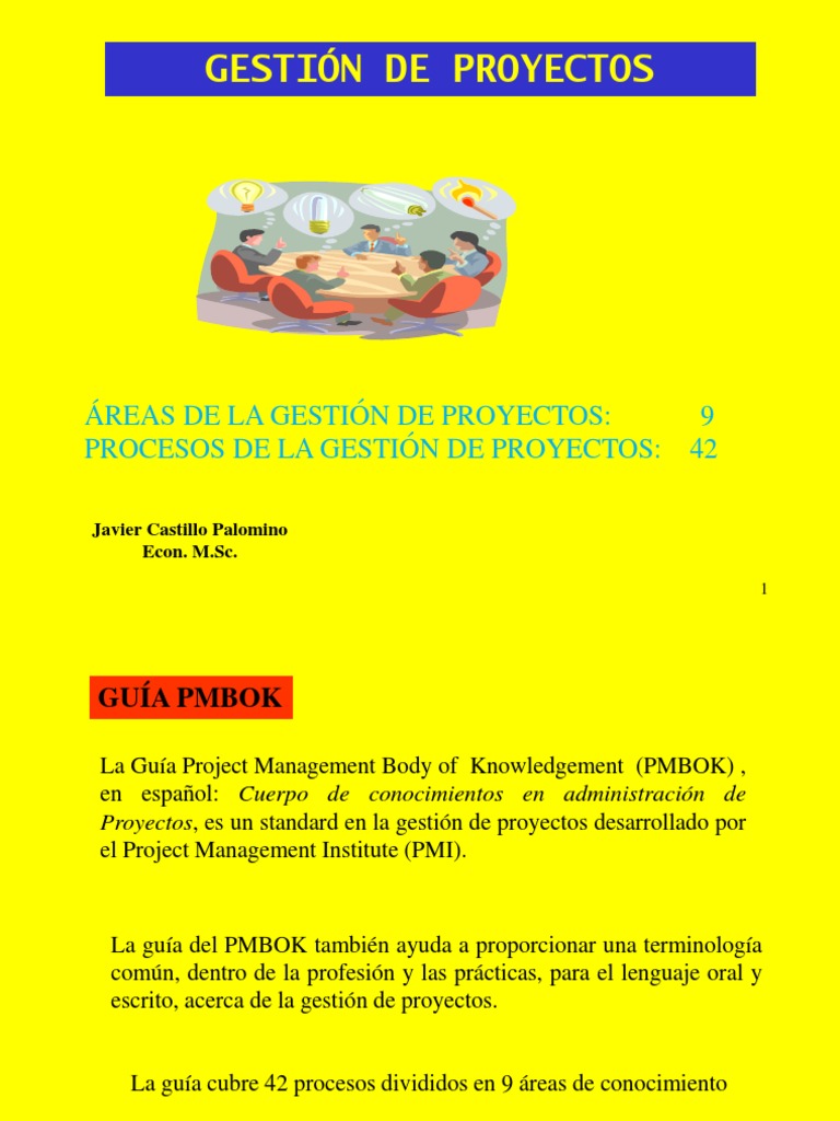 Guía PMBOK en Español: Gestión de Proyectos | PDF | Gestión de ...