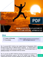 Risk and Its Management (A Case Study Approach)