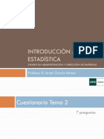 Introducción A La Estadística - ADE - Tema 3 UNED