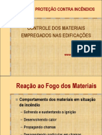 REAÇÃO AOFOGO