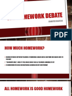 the homework debate
