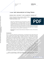 Electromagnetic Biology and Medicine Volume 28 Issue 1 2009 (Doi 10.1080/15368370802708728) Giudice, Emilio Del Tedeschi, Alberto - Water and Autocatalysis in Living Matter PDF