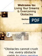 Living Your Dreams Overcoming Obstacles