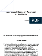 Lecture 2 - The Political Economy Approach To The Media