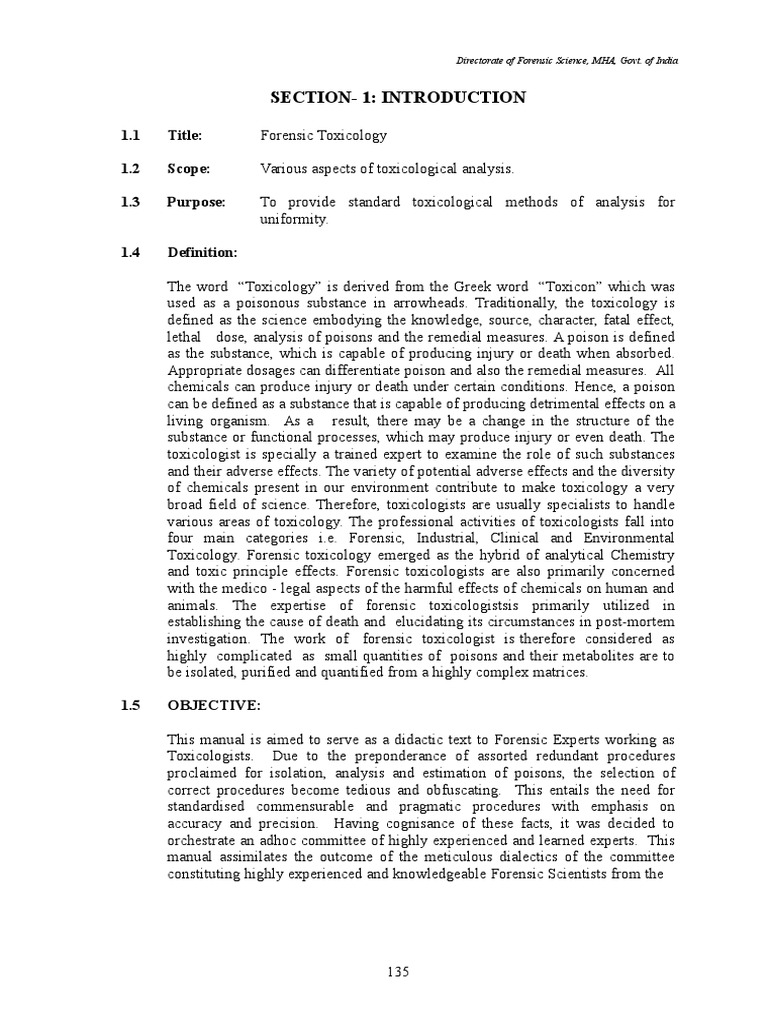 Toxicology Manual, PDF, Chromatography