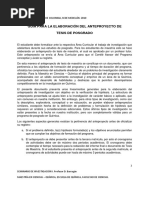 Guía Para La Elaboración Anteproyecto de Posgrado