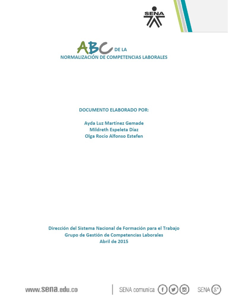 ABC Complab Sena | PDF | Derecho laboral | Cognición