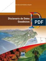 Diccionario de Datos Geodesicos