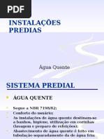 5ª Aula Sistemas Predias - Agua Quente