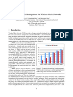 Autonomic Fault Management For Wireless Mesh Networks