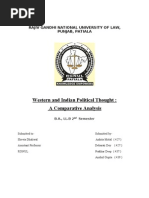 Download Western and Indian Political Thought A comparison by Prakhar Deep SN31020853 doc pdf