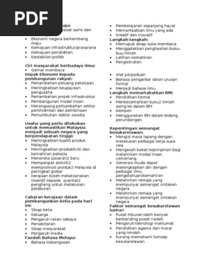Faedah Negara Maju Pdf