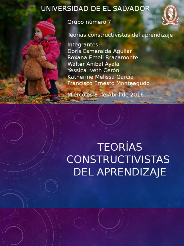 Teorías Constructivistas del Aprendizaje | PDF | Constructivismo ...