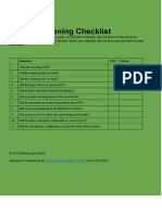 06-Sprint Planning Checklist