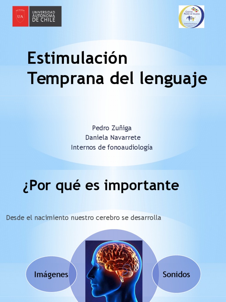 Estimulación Temprana Del Lenguaje | PDF | Artes del Lenguaje y ...