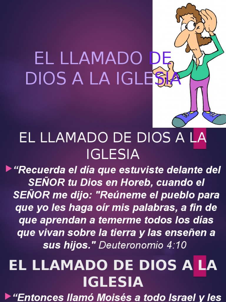 El Llamado de Dios A La Iglesia | Descargar gratis PDF | Víspera | Adán