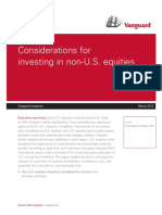 Considerations For Investing in non-U.S. Equities: Executive Summary