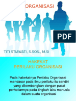 Perilaku Organisasi Satu