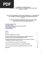 El Nuevo Paradigma Tecno-económico Parte 1