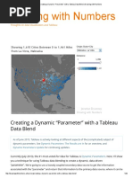 Creating a Dynamic “Parameter” With a Tableau Data Blend