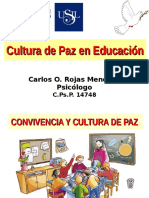 Cultura de Paz en Educación.