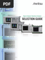 Anritsu Catalogo Analizador de Espectro