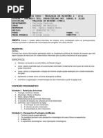 Plano de Curso Teologia de Missões