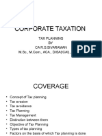 Tax Planning