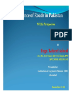 Maintenance of Roads in Pakistan IEP CPD 170312