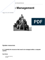 Topic 6 - Resource Management Student Booklet
