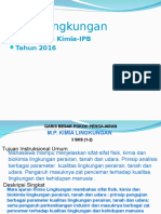 Kimia Lingkungan D3 1-6 2016