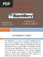 Ppt on Blackberry