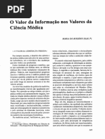 Dias, M. (1994). O Valor Da Informação Nos Valores Da Ciência Médica.