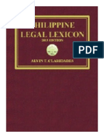 Philippine Legal Lexicon