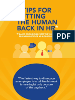 3 Tips for HP Babk to Human