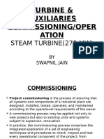 Commissioning 270 MW Steam Turbine