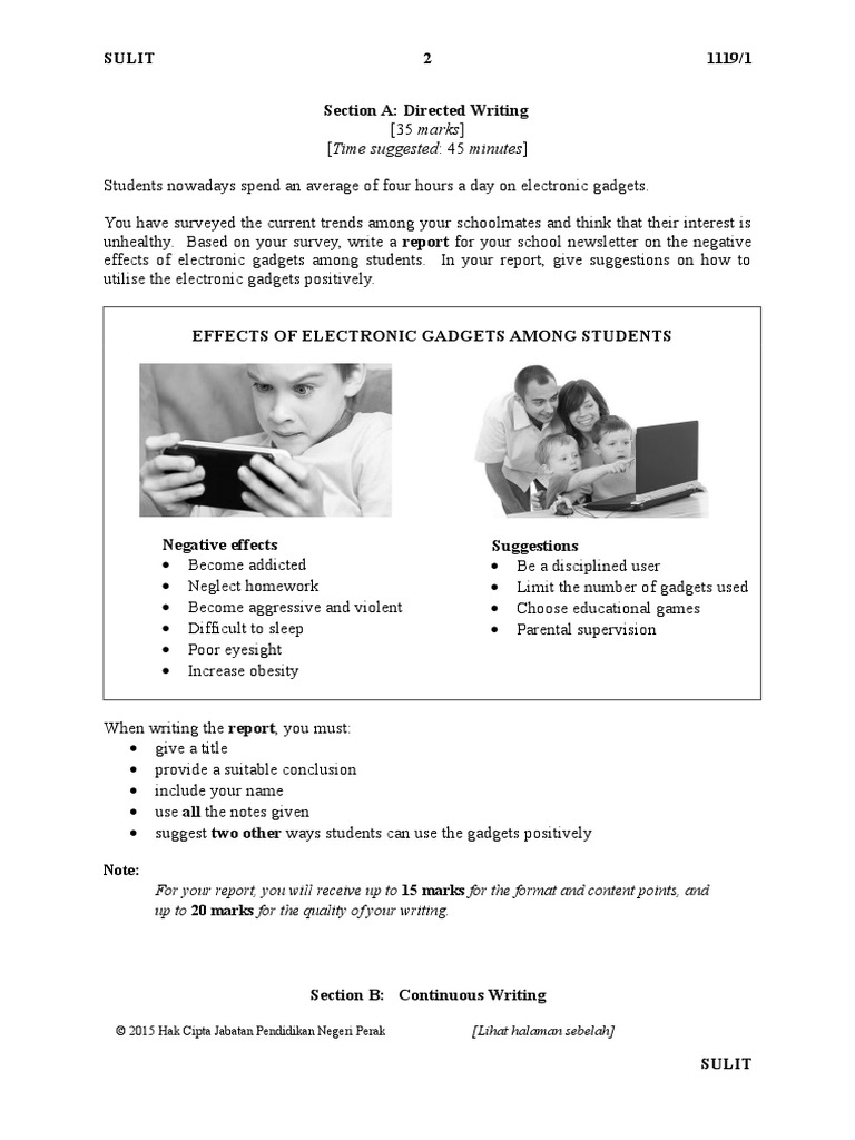 Negative Effects of Gadgets on Students | PDF | Business