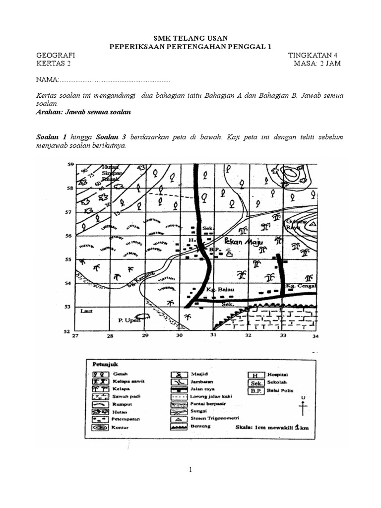 Soalan Geo Tingkatan 4 Kertas 2 2016 Pdf