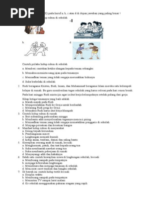 Soal Ujian Sekolah Pkn Sd Mi Kelas 6