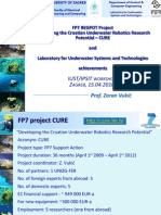 FP7 CURE project and LabUST achievements