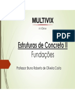 Aula 1 - Estruturas de Conceto II - Introdução à Sapatas