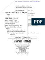 Original Complaint (Skidmore v. Led Zeppelin "Stairway To Heaven" Lawsuit)