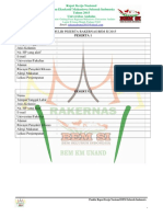 Formulir Peserta Rakernas Bem Si 2015