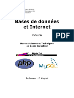 Polycopié Du Cours - TIC - Bases de Données Et Internet PDF
