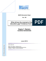 What Drives The Reversal of The Gender Education Gap? Evidence From Germany