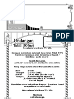 Undangan Tahlil 40 Hari