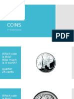 Coins: 1 Grade Lesson