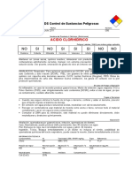 Acido Clorhidrico MSDS