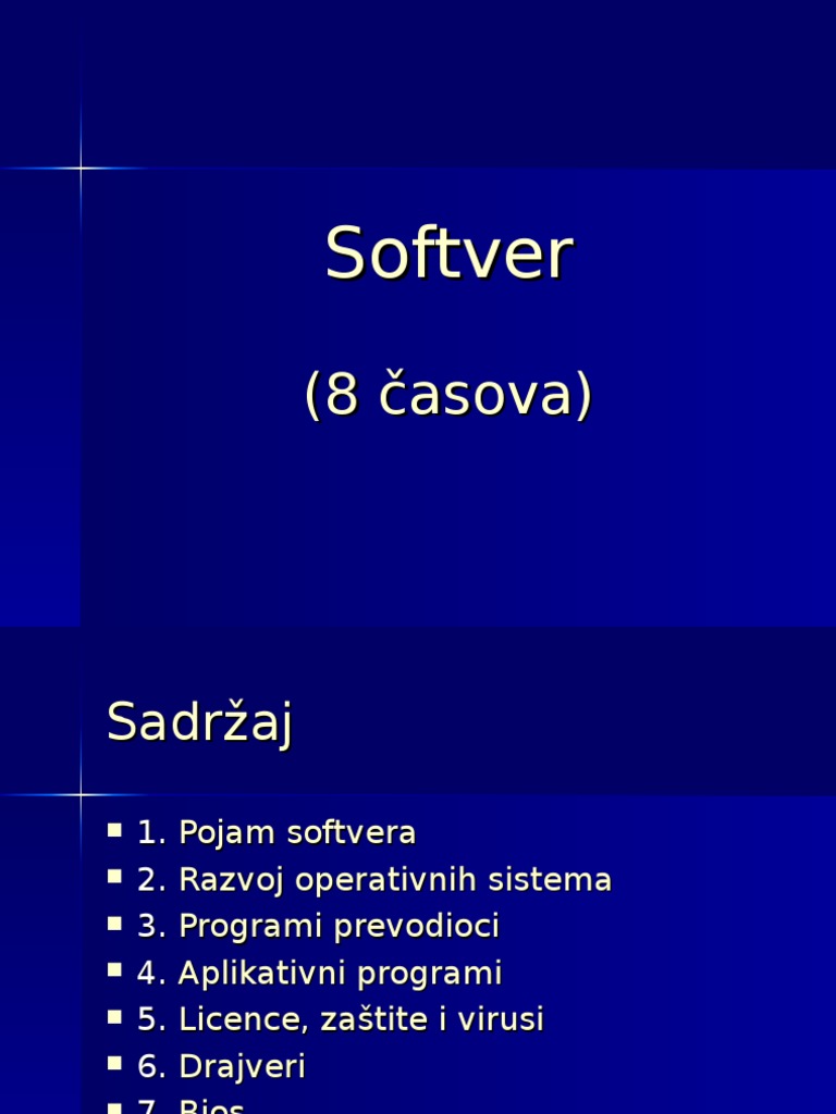 Softver | PDF