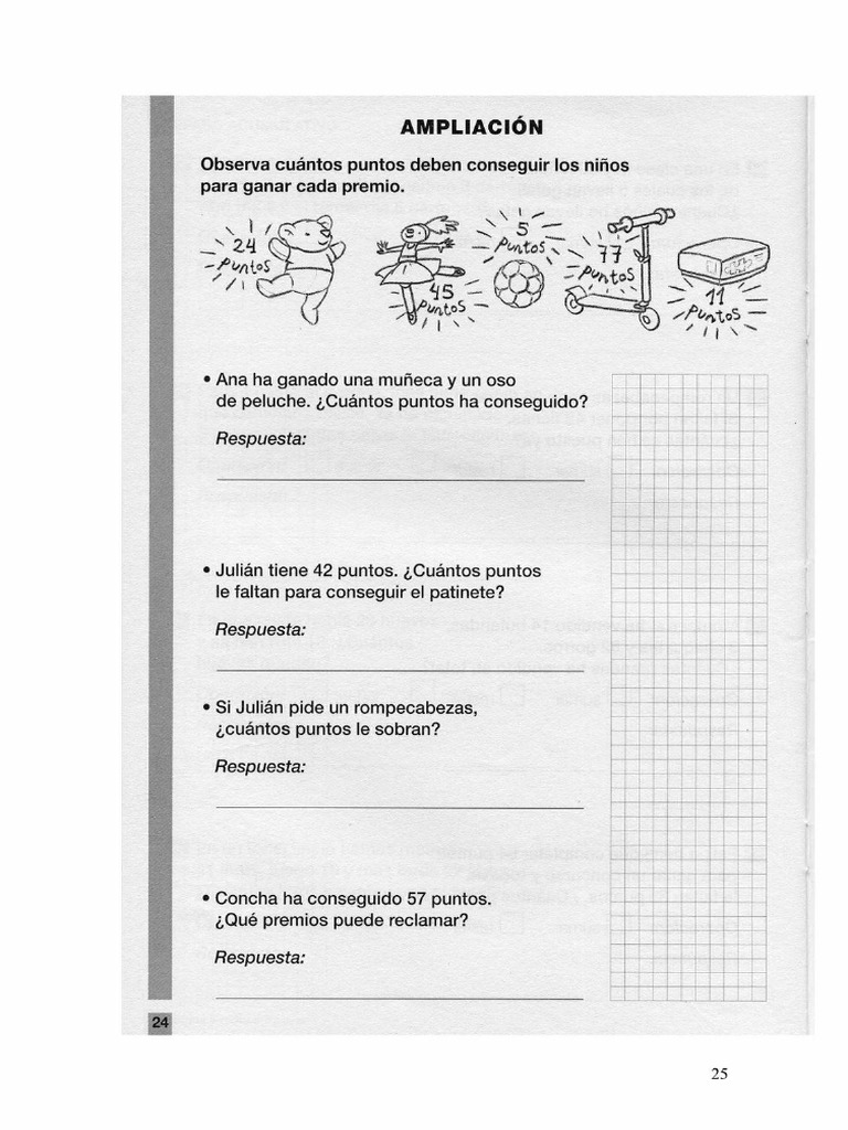 Cuadernos Santillana - Suma y Resta Hasta 99 | PDF
